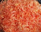 A picture of step 2 of Gajar halwa.