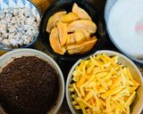 Hình bước làm 6 của món Cả nhà vào bếp: chè thập cẩm trái cây