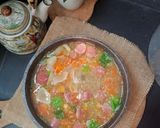 Foto langkah ke 3 dari resep Sop Sosis Makaroni.
