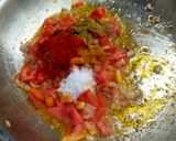 A picture of step 3 of Taro Leaves Subzi.