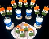 A picture of step 11 of Tirangi Dhokla Popstick.