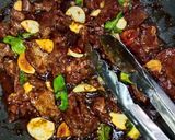 Foto langkah ke 5 dari resep Danging Sapi Masak Bawang Saos Lada Hitam (grill ala ala sederhana).