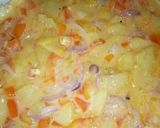 A picture of step 3 of Spanish omelette.