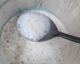 Hình bước làm 4 của món Sữa kiều mạch + củ sen + hạnh nhân🧃🧃🧃🥤🥤