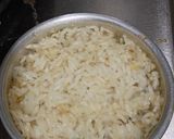 Foto langkah ke 4 dari resep Nasi Tim Telur Asin.
