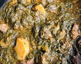A picture of step 7 of Palak ghost.