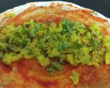 A picture of step 9 of Mysore Masala Dosa.