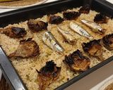 Foto del paso 6 de la receta: Arroz Integral con Alcachofas y Sardinas en lata