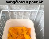 Une image de l'étape 1 de Sorbet de mangue maison.