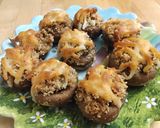 A picture of step 4 of Maggie's Simple Stuffed Mushrooms.