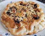 Foto del paso 15 de la receta: Galette con pollo, champiñones y espinacas