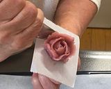 A picture of step 4 of Valentines Flower Cookies.