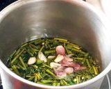 A picture of step 1 of Moringa Rib soup.