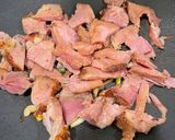 Hình bước làm 3 của món Cải làn xào ham