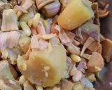 A picture of step 1 of Jackfruit Kofta curry.