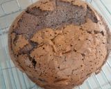 Foto langkah ke 5 dari resep Choco Blackforest Chiffon Cake untuk kue ultah.