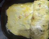 Omelette telur langkah memasak 4 foto