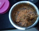 A picture of step 3 of Chilli mushroom.