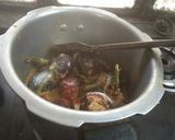 A picture of step 3 of Hyderabadi Baigara Baigan.