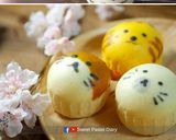 รูปขั้นตอนการทำที่ 17 ของ เค้กนึ่งแฟนซีน้องแมวตะมุตะมิ ไม่ง้อเตาอบ ไม่ต้องมีเครื่องผสม