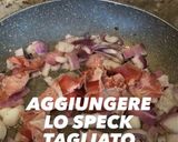 Foto del passaggio 1 della ricetta Scialatielli radicchio speck e gorgonzola