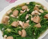 Foto langkah ke 5 dari resep Bayam Cah Jamur.