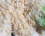 A picture of step 3 of Bread halwa.