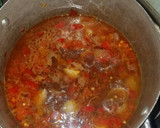A picture of step 9 of Yam and egg with cabbage source.