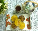 Hình bước làm 10 của món Bánh khoai lang trứng muối