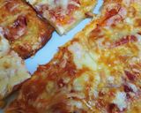 Foto del paso 4 de la receta: Pizza cuixot salat,amb beicon, ceba i formatge sense lactosa