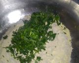 A picture of step 1 of Methi Thepla.