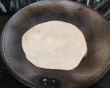 A picture of step 3 of Jowar Roti.