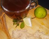 A picture of step 2 of Tulsi cinnamon ginger Tea.