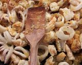Pas rețetă Risotto cu fructe de mare și ciuperci 4 fotografie