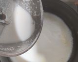 A picture of step 1 of Lychee kheer.