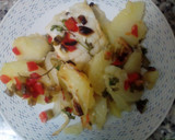 Foto del paso 3 de la receta: Bacalao al horno con patatas