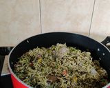 A picture of step 13 of Green Rice.