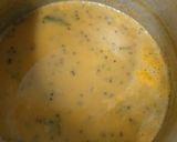 A picture of step 4 of Idli with sambhar and greenchutney.