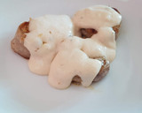 Foto del paso 5 de la receta: Solomillo de cerdo con salsa de almendras y queso