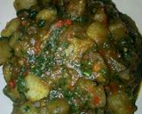 A picture of step 4 of Faten dankalin hausa.