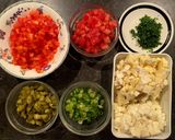 Sajtos - Ördögi Tojássaláta recept fázis 2 fotója
