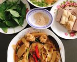 Hình bước làm 3 của món Cá thu kho măng cay