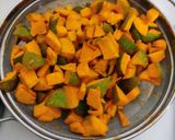 A picture of step 1 of Mango pickle.