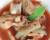Foto langkah ke 3 dari resep Asam Pedas Lompong Talas (khas Pontianak Kalbar).