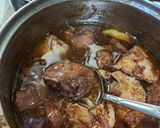 Foto langkah ke 4 dari resep Kuah Ayam Kecap + Telor Ceplok.
