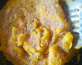 A picture of step 3 of Green Corn and Milk Powder Halwa.