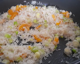 Foto del paso 1 de la receta: Arroz con vegetales a la crema
