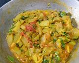 A picture of step 7 of Bottlegourd Stew/ Lauki Stew.