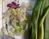 Foto del paso 3 de la receta: Pollo con crema al verdeo y papas