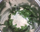 A picture of step 1 of Coriander & mint chutney.